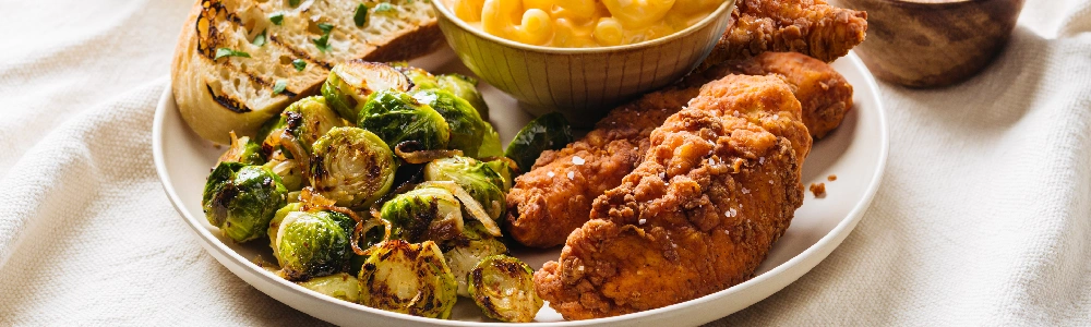 3 chicken tender plate