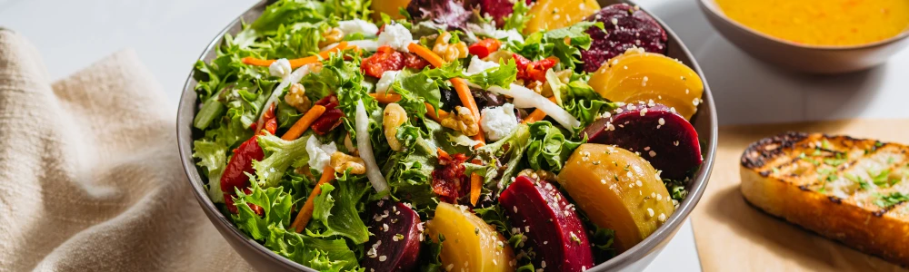 local mixed beet salad