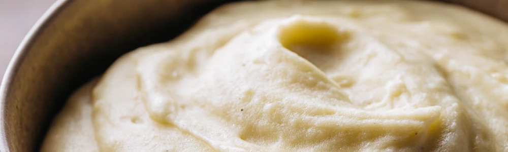 mashed organic potatoes