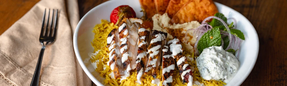 mediterranean chicken bowl