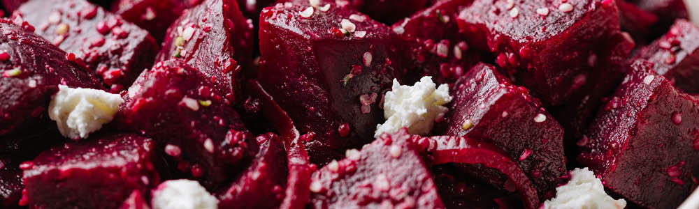 Beet salad with goat cheese side dish