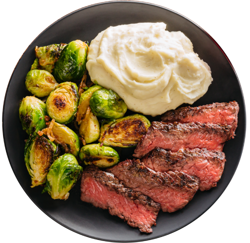 Join The Movement Steak Plate